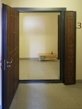 Дверь в тамбур с МДФ отделкой