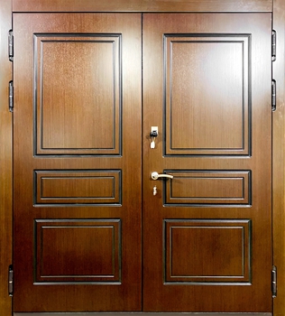 Двупольная дверь с отделкой МДФ 94