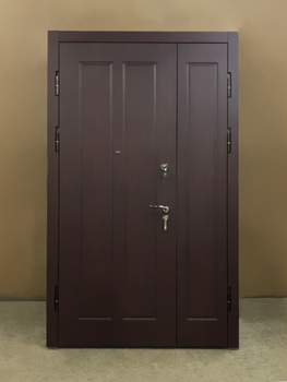 Полуторная дверь с отделкой МДФ 10