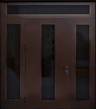 Однопольная дверь с порошковым напылением 175