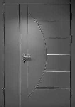 Полуторная дверь с отделкой МДФ 103