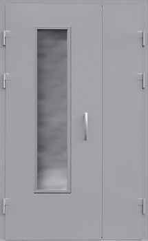 Полуторная дверь с покрасом нитроэмалью 47