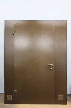 Однопольная дверь с порошковым напылением 117