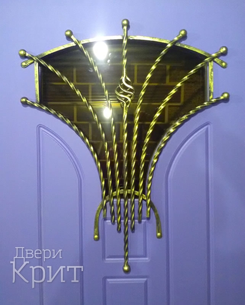 Кованный элемент на стеклопакет по заказу 