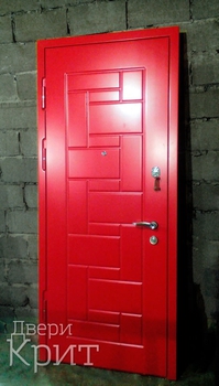 Однопольная дверь с отделкой МДФ 43