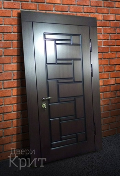 Однопольная дверь с отделкой МДФ 52