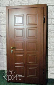 Однопольная дверь с отделкой МДФ 55