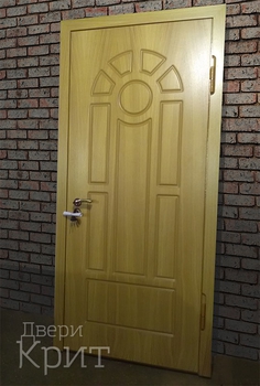Однопольная дверь с отделкой МДФ 56