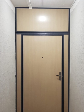 Дверь-перегородка, вид изнутри