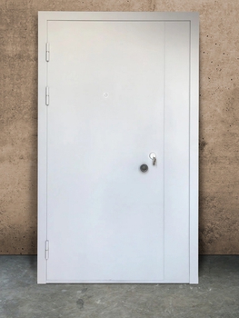 Однопольная дверь с порошковым напылением 33