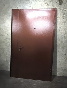 Однопольная дверь с порошковым напылением 32
