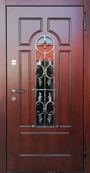 Однопольная дверь с отделкой МДФ 80