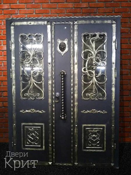 Двупольная дверь с покрасом нитроэмалью 17