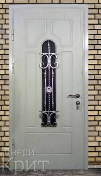 Однопольная дверь с отделкой МДФ 77