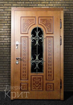 Однопольная дверь с отделкой МДФ 68