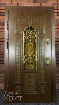 Однопольная дверь с отделкой МДФ 69