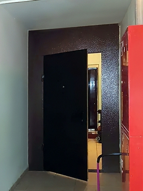 Дверь с порошковой покраской