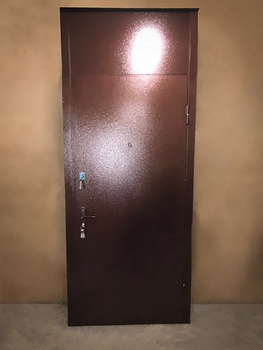Однопольная дверь с порошковым напылением 55