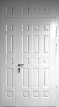 Однопольная дверь с отделкой МДФ 15