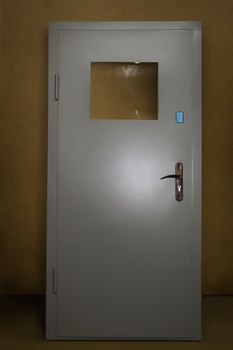 Однопольная дверь с покрасом нитроэмалью 18