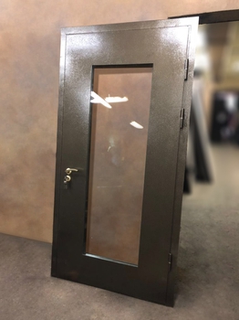 Однопольная дверь с порошковым напылением 75