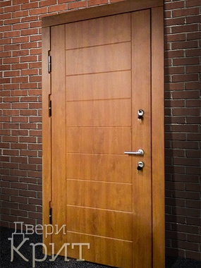 Железная дверь с МДФ отделкой
