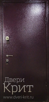 Однопольная дверь с порошковым напылением 56