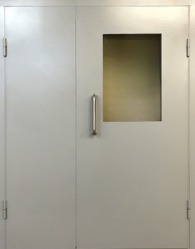Двупольная дверь с покрасом нитроэмалью 41