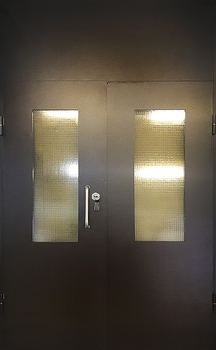 Двупольная дверь с порошковым напылением 158