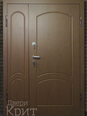 Фото двери с МДФ отделкой