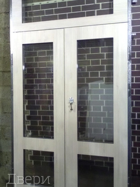 Фото тамбурной двери со стеклом