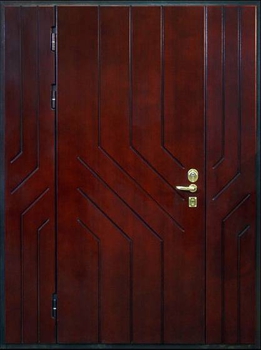 Однопольная дверь с отделкой ламинатом 02