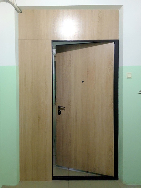 Ламинированная панель с обратной стороны