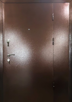 Однопольная дверь с порошковым напылением 118