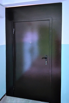 Однопольная дверь с порошковым напылением 99