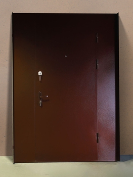 Однопольная дверь с порошковым напылением 127
