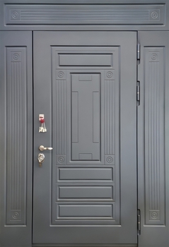 Однопольная дверь с отделкой МДФ 108