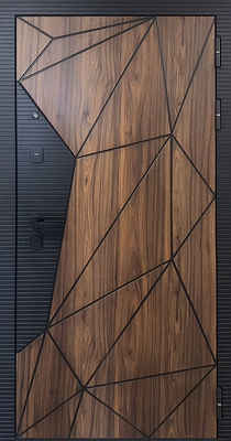 Однопольная дверь с отделкой МДФ 143