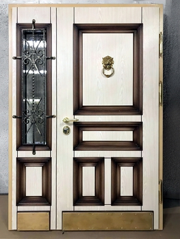 Однопольная дверь с отделкой МДФ 95
