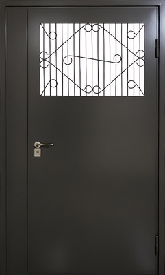 Однопольная дверь с покрасом нитроэмалью 58