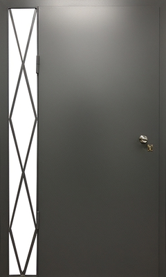 Однопольная дверь с покрасом нитроэмалью 63