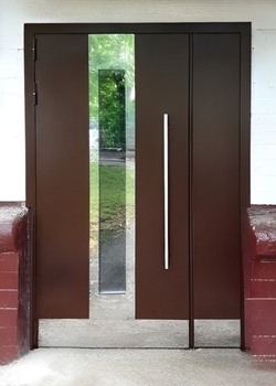 Однопольная дверь с порошковым напылением 149
