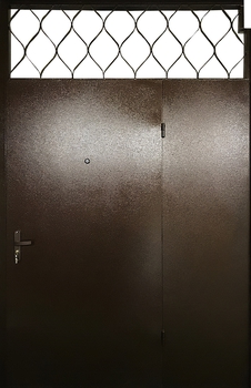 Однопольная дверь с порошковым напылением 157