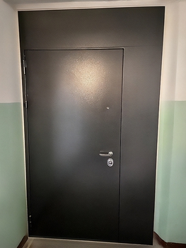 Однопольная дверь с порошковым напылением 167