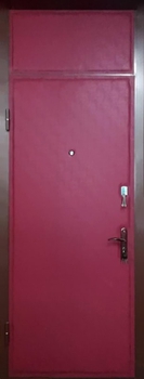 Однопольная дверь с отделкой винилискожей 06
