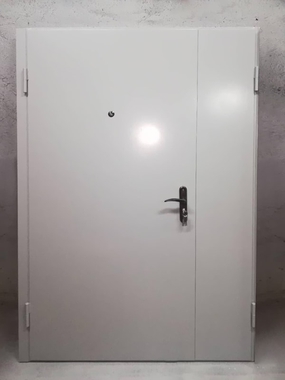 Полуторная дверь с белого цвета