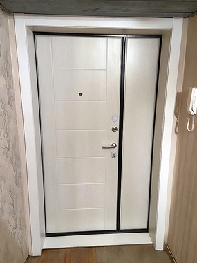 Полуторная дверь с МДФ плитой