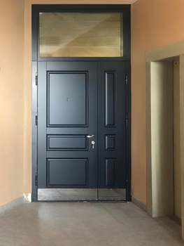 Полуторная дверь с отделкой МДФ 100