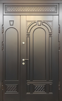 Полуторная дверь с отделкой МДФ 104