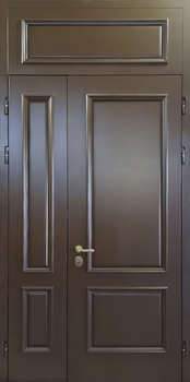 Полуторная дверь с отделкой МДФ 107